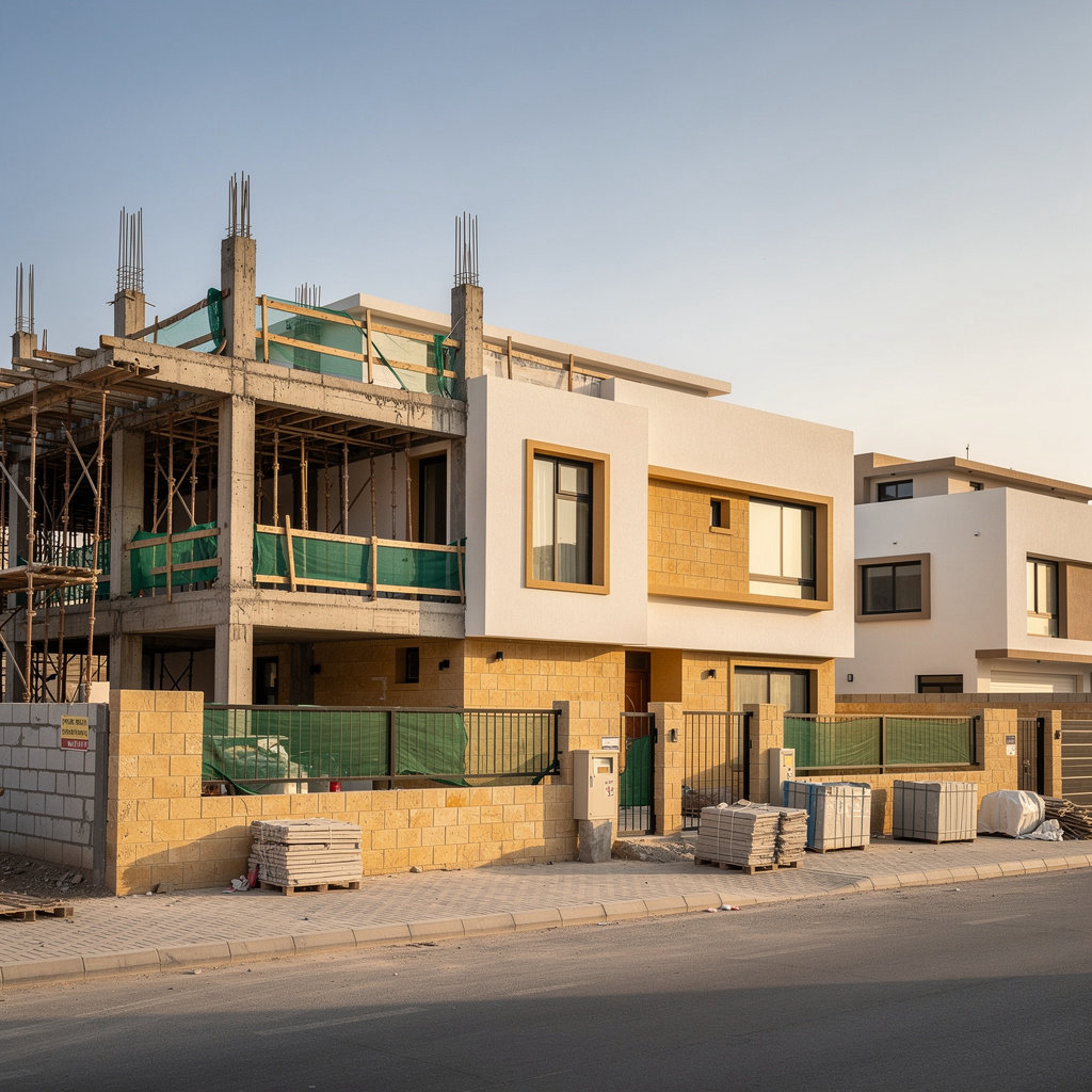 مشروع عضم وتشطيب فيلا في جدة